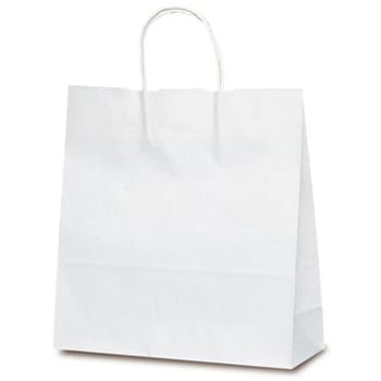 自動紐手提袋 白無地 ベルベ