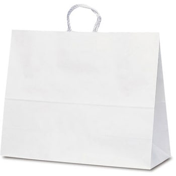 自動紐手提袋 白無地 ベルベ