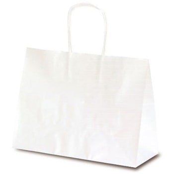 自動紐手提袋 白無地 ベルベ