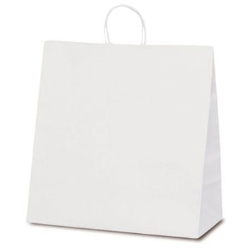 自動紐手提袋 白無地 ベルベ