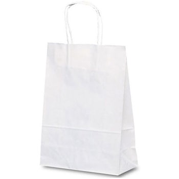 自動紐手提袋 白無地 ベルベ