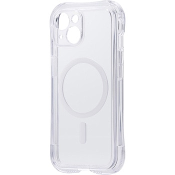 iPhone 15 ケース ハイブリッド バンパー 衝撃吸収 MAGKEEP 磁力装着ワイヤレス充電対応 ZEROSHOCK LIMITED エレコム