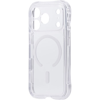 iPhone 17 Pro ケース ハイブリッド バンパー MAGKEEP 磁力装着ワイヤレス充電対応 ZEROSHOCK LIMITED エレコム