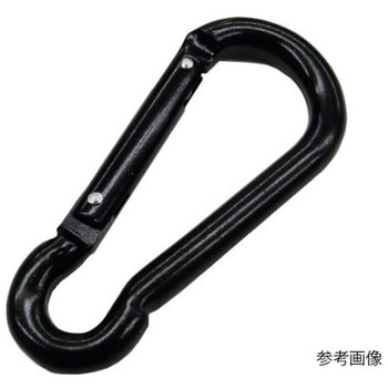 アルミスナップフックBE型 ブラック 水本機械製作所