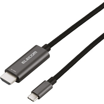USB Type-C to HDMI 変換ケーブル 拡張・複製 4K/60Hz対応 メッシュ 高耐久 ミラーリング エレコム