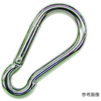 ステンレス スナップフックBW型 線径8mm 長さ80mm 水本機械製作所