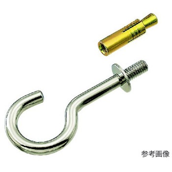 ステンレス 吊りフック ブネジ カットアンカー付 QHシリーズ 水本機械製作所