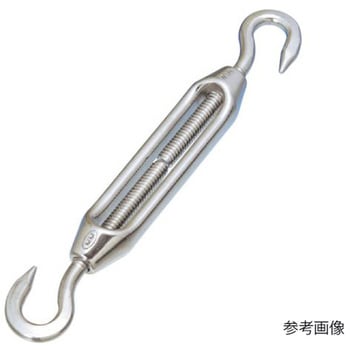 ステンレス 枠式ターンバックル フック&フック 水本機械製作所