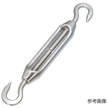 ステンレス 枠式ターンバックル フック&フック 水本機械製作所