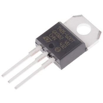 STマイクロ，  トライアック， 600V， 4A， 3-Pin TO-220AB STMicro