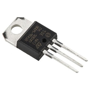 STマイクロ，  トライアック， 600V， 16A， 3-Pin TO-220AB STMicro