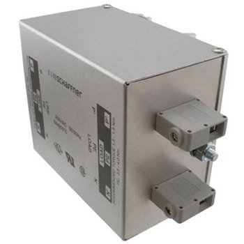 Schaffner EMCフィルタ 単相 25A シャーシーマウント 3.4 mA Single Stage 5.5W SCHAFFNER