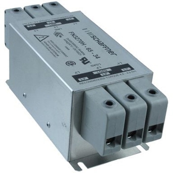 Schaffner EMCフィルタ 三相 65A シャーシーマウント 29.4 mA Single Stage 13.5W SCHAFFNER