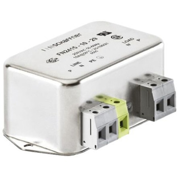 Schaffner EMCフィルタ 単相 10A シャーシーマウント 3.3 μF，100nF 4.2 mH 9.4 mA Single Stage 2.4W 220kΩ SCHAFFNER
