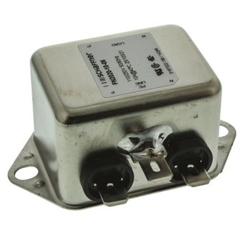 Schaffner EMIフィルタ 単相 10A シャーシーマウント 4.7nF 800 μH 0.74 mA Single Stage 2.9W 1MΩ SCHAFFNER