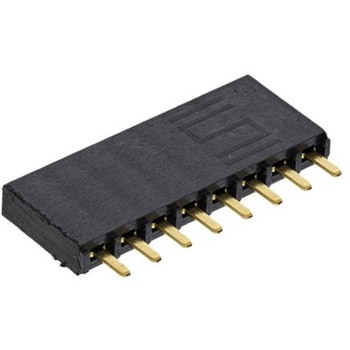 Samtec 基板接続用ソケット 8 極 2.54mm 1 列 スルーホール実装 SAMTEC