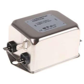 Schaffner EMIフィルタ 単相 3A シャーシーマウント 4.7 μF， 4.7nF 9.8 mH 0.734 mA Two Stage 2.2W 470kΩ SCHAFFNER