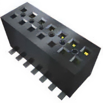 Samtec 基板接続用ソケット 6 極 1.27mm 2 列 表面実装 - SAMTEC