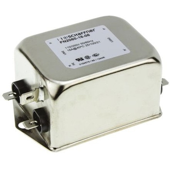 Schaffner EMIフィルタ 単相 16A シャーシーマウント 4.7nF 650 μH 0.734 mA Two Stage 1MΩ SCHAFFNER