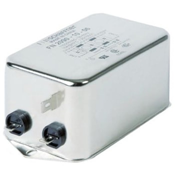 Schaffner EMIフィルタ 単相 10A フランジマウント 470nF 8 mH 0.002 mA Two Stage 330kΩ SCHAFFNER