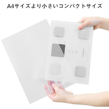 体重計 体重体組成計 ヘルスメーター 薄型 小型 軽量 YAMAZEN(山善)