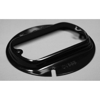 黒塗装 八角スイッチカバー 電成興業
