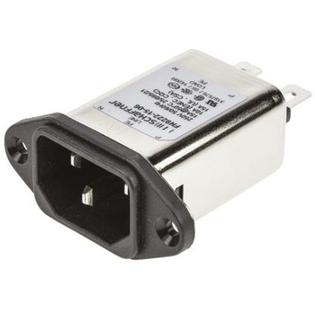 Schaffner IECフィルタ ヒューズ パネルマウント 15A 250 V ac， FN9222-15-06 SCHAFFNER