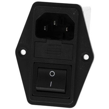 Schaffner IECフィルタ 2ヒューズ 2極 パネルマウント 2A 250 V ac， FN284-2-06 SCHAFFNER