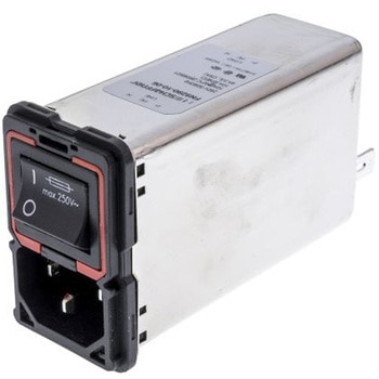 Schaffner IECフィルタ 2ヒューズ 2極 パネルマウント 10A 250 V ac， FN9290-10-06 SCHAFFNER