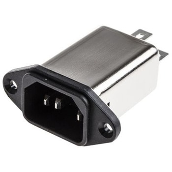 Schaffner IECフィルタ ヒューズ なし パネルマウント 3A 250 V ac， FN9222-3-06 SCHAFFNER
