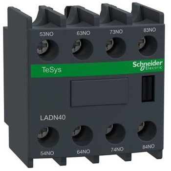 Schneider Electric 補助接点ブロック， 4， LADN， 10 A， 型式：LADN40 シュナイダーエレクトリック