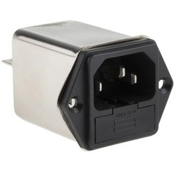 Schaffner IECフィルタ 1ヒューズ なし パネルマウント 4A 250 V ac， FN261-4-06 - SCHAFFNER