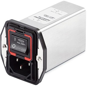 Schaffner IECフィルタ 2ヒューズ 2極 パネルマウント 6A 250 V ac， FN9290B-6-06 SCHAFFNER