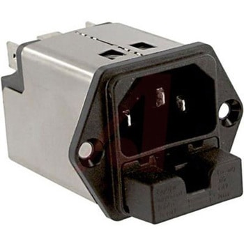 Schurter IECコネクタ C14 オス パネルマウント 6A 5 x 20mm 5220.0623.1 SCHURTER