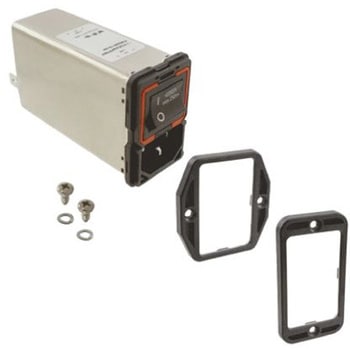 Schaffner IECフィルタ 2ヒューズ 2極 パネルマウント 10A 250 V ac， FN9280B-10-06 SCHAFFNER