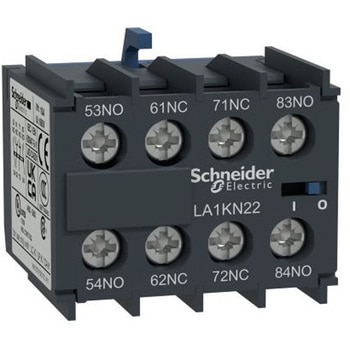 Schneider Electric 補助接点， 4， LA1K， 10 A， 型式：LA1KN22 シュナイダーエレクトリック