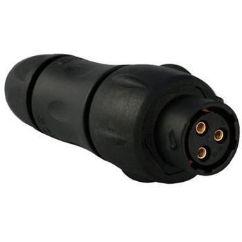 Souriau Sunbank by Eaton 丸型コネクタ， 3極， スタンダード， インライン， UTS1JC103S - SOURIAU