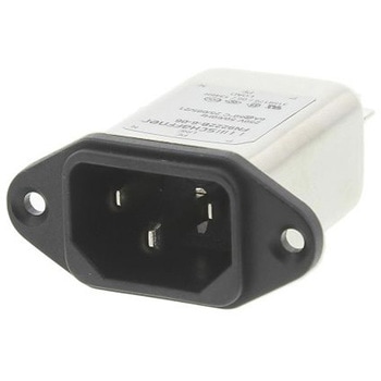 Schaffner IECインレット ヒューズ なし パネルマウント 6A 250 V ac， FN9222B-6-06 SCHAFFNER