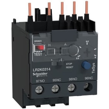 Schneider Electric 熱動過負荷リレー TeSysシリーズ LR2K， 5.5→ 8 A， 250 V dc、690 V ac， 100 W シュナイダーエレクトリック