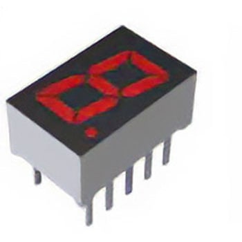 ローム LEDディスプレイ， 単桁桁， 赤， LED， 7セグメント， LA-301AB ROHM