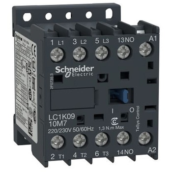 Schneider Electric 電磁接触器 230 V ac 3極 LC1Kシリーズ， LC1K0910U7 シュナイダーエレクトリック