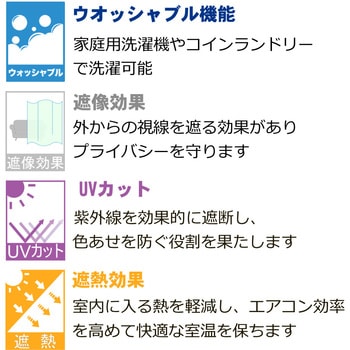 ミラーレース カフェ カーテン 星柄 遮熱 UVカット フォレストリンク