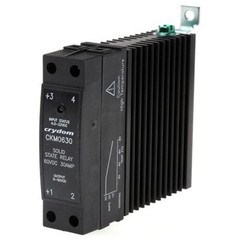 Sensata Crydom ソリッドステートリレー 最大負荷電流:30 A 最大負荷電圧:60 V DINレール， CKM0630 Sensata / Crydom