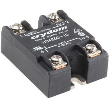Sensata Crydom ソリッドステートリレー 最大負荷電流:50 A 最大負荷電圧:530 V rms パネルマウント， HD4850-10 Sensata / Crydom