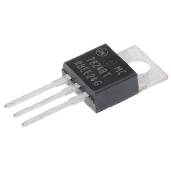onsemi 電圧レギュレータ リニア電圧 24 V， 3-Pin， MC7824BTG onsemi