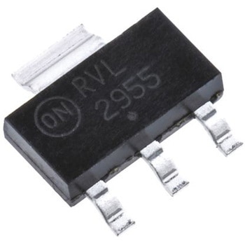 onsemi Pチャンネル MOSFET60 V 2.6 A 表面実装 パッケージSOT-223 3 ピン onsemi