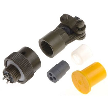 Souriau Sunbank by Eaton MIL規格丸型コネクタ 851， シリーズ， オス， 3極 85106EC83AS50 SOURIAU