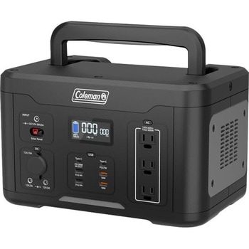 ポータブル電源 600W [12出力 /AC・DC・USB-C充電・ソーラー(別売) /USB Power Delivery対応] Coleman