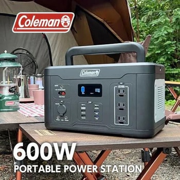 ポータブル電源 600W [12出力 /AC・DC・USB-C充電・ソーラー(別売) /USB Power Delivery対応] Coleman