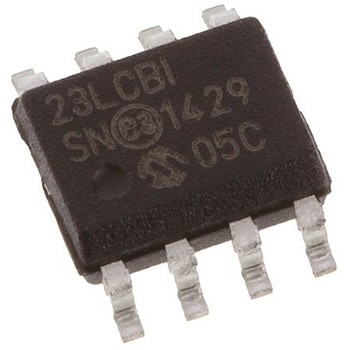 マイクロチップ， SRAM 1Mbit， 128 k x 8ビット， 8-Pin 23LC1024-I/SN AEC-Q100 MICROCHIP
